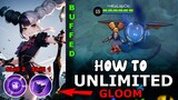 LYLIA Buffed How To Unlimited Gloom ( Skill 2 ) | Mobile Legends