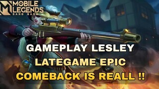 LESLEY EPIC COMEBACK !!!