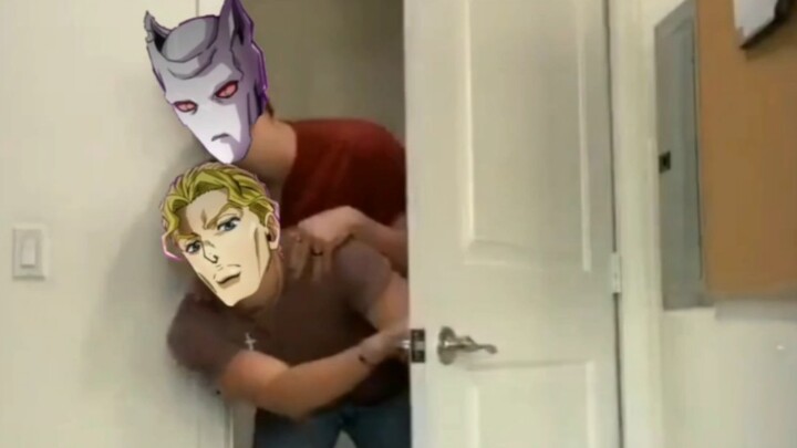 Yoshikage Kira masuk ke sebuah rumah dan melakukan kejahatan