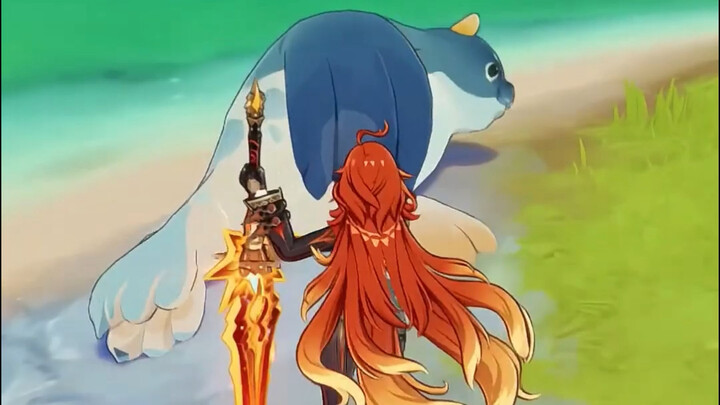 You fight other enemies vsta haha, here I come, the volcano of Wolu!