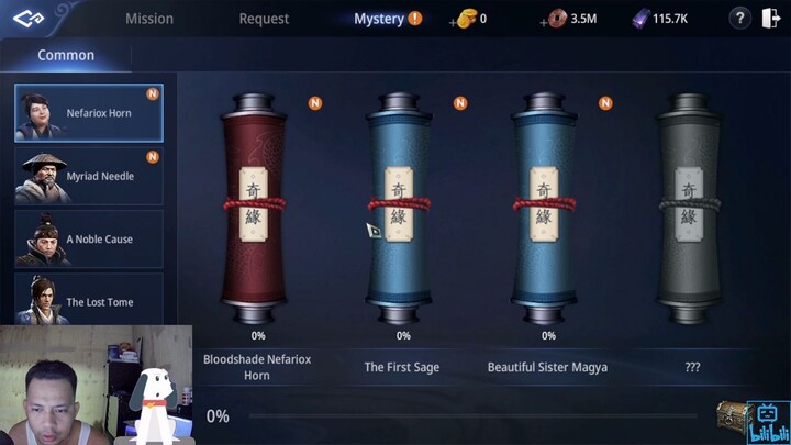 How to unlock  NEFARIOX HORN 4th mystery (NEFARIOX PEARL)- MIR4?