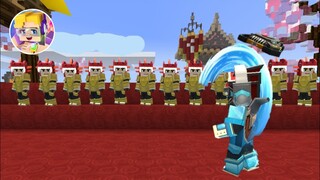 1 Juggernaut vs 12 experienced players in bedwars(Part 2) 😉😱 [Blockman Go Blocky Mods]