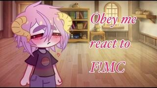 Obey me! Reacts F!MC as Mieruko-Chan