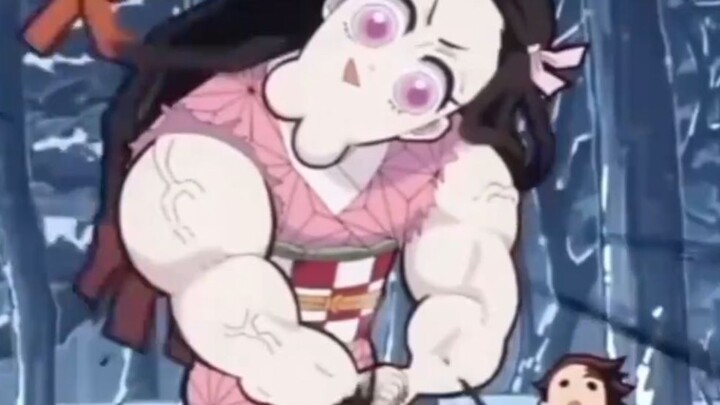 Tanjiro in Teacher Croc’s original artwork is so lively yet gentle.