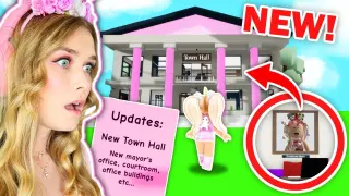 *NEW* TOWNHALL Brookhaven UPDATE! (Roblox)
