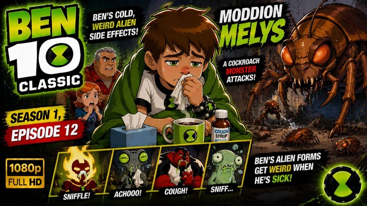 🟢⌚ **Ben 10 Classic (2005) – Moddion Melys | Season 1, Episode 12 | Hindi