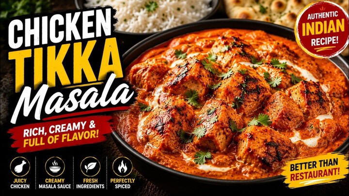 Chicken Tikka Masala | Homemade Cooking