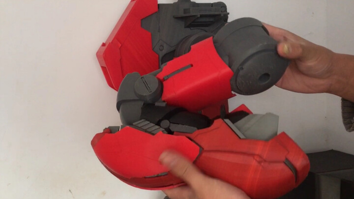 Sazabi 1/24 Kasha saya memperbesar cetakan 3D pemodelan Maya Adaptasi dari kalimat terkenal Li Cheng