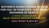 NOTHING'S GONNA CHANGE  / IN YOUR EYES / JUST ONCE / EXCHANGE OF HEARTS ( MALE VERSION MEDLEY )