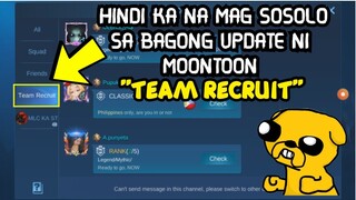 TEAM RECRUIT ! - HINDI KA NA MAGSOSOLO PA SA RANK GAME ! MAS MADALI MAG PA RANK ?