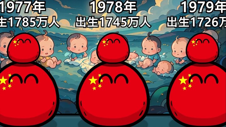 【波兰球】1974年～2024年出生人口数量统计