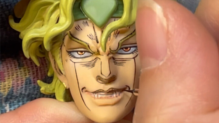 Dio ผจญภัยที่แปลกประหลาดของ Jojo จะทาสีเส้น Araki ที่วาดด้วยมือใหม่