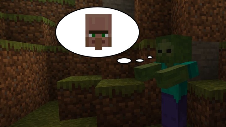 Ghibahin si Mayat Berjalan [ Minecraft Indonesia Zombie Fact ]