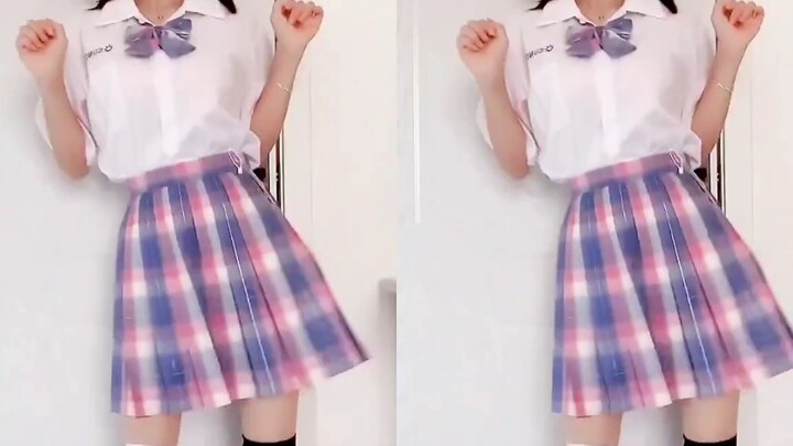 Double jk sister shakes her skirt