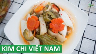 Cách làm Dưa Món ngâm giấm theo phong cách kim chi | Món Việt Channel