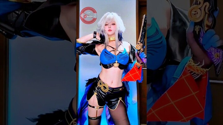 Galbrena Cute Dance  Wuthering Waves Cosplay #shorts