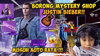 BORONG MYSTERY SHOP JUSTIN BIEBER!! GILA KETEMU MUSUH 1 SQUAD AUTO RATA!!