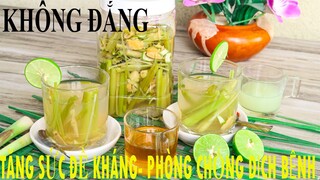 Cách nấu NƯỚC CHANH SẢ GỪNG MẬT ONG tăng sức đề kháng, KHÔNG ĐẮNG @HANG CAN COOK