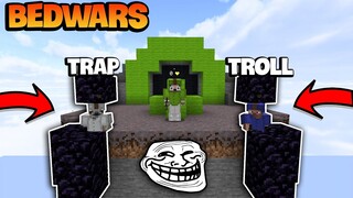 BEDWARS LÀM TRAP TROLL TEAM ĐỊCH SIÊU BỰA VÀ CÁI KẾT *KHANGG TROLL MINECRAFT HEROMC (Minecraft PvP)