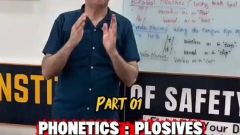 English teaching but with fake accent