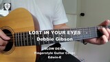 Lost in Your Eyes (Debbie Gibson) SLOW Demo Fingerstyle Guitar Cover