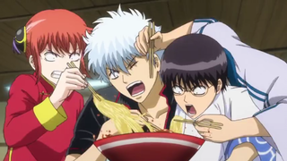 Gia đình Gintama giành lấy mì ramen và sở thích đặc biệt của Katsura [Gintama]