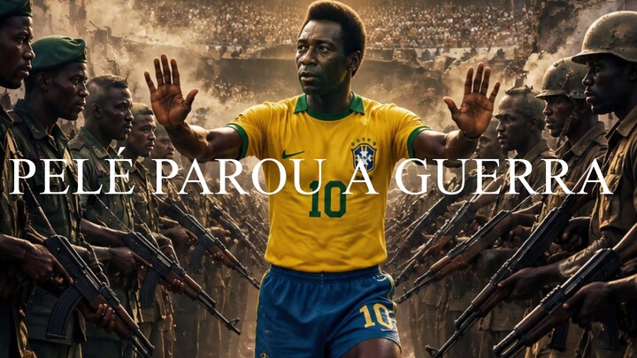 PELÉ PAROU UMA GUERR4 PARA JOGAR FUTEBOL?! 😳⚽ #futebol #brasil #historia