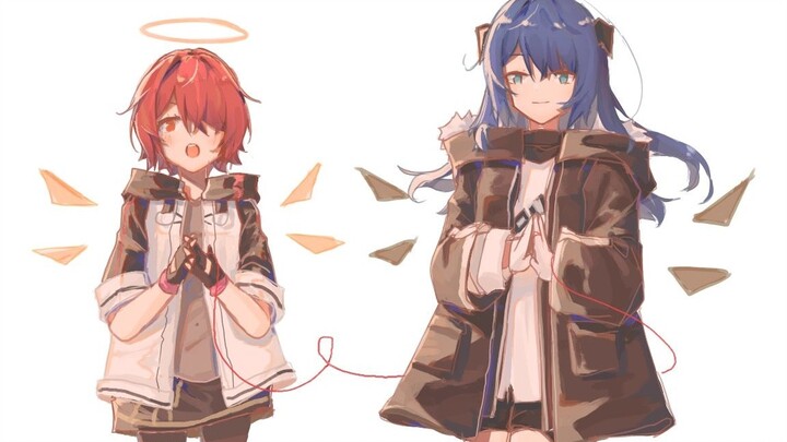 [ลายมือของ Arknights] โมเน็ง/ในเงาที่มองไม่เห็น เธอยังคงอยู่ที่นั่น ยังคงเฝ้าดูคุณอยู่