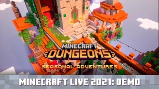 Minecraft Live 2021: Minecraft Dungeons Seasonal Adventures