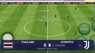 Pes 2021 Mobile - Juventus Vùi Dập Thái Lan #8 - Bongda haynhat