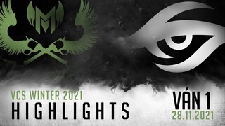 Highlights GAM vs TS [Ván 1][VCS Mùa Đông 2021][Tuần 2 - 28.11.2021]