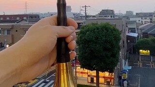 Last year, I tried to promote Chinese culture in Japan—playing the suona.