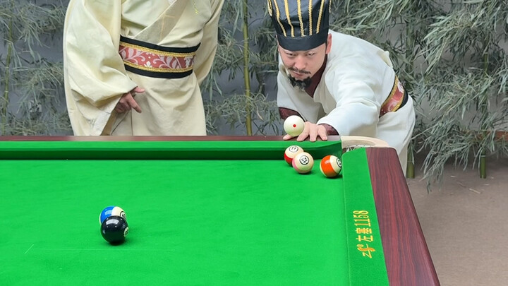 My lord, though I am humble and unassuming, graciously visited me three times in the billiard room.