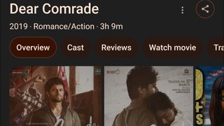 Dear Comrade (2019) Tamil Full Movie HD