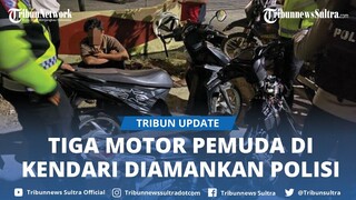 Balapan Liar di Jalan Brigjen M Yoenoes, 3 Motor Diamankan Tim Patroli Cipkon Polresta Kendari