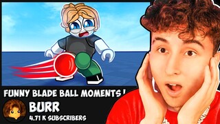 Reacting to THE FUNNIEST BLADE BALL Moments!