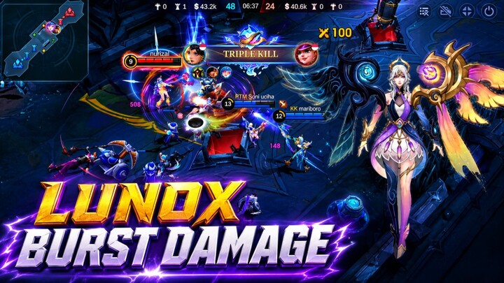 Lunox Mode Brawl Burst Damage | MLBB MOBILE LEGEND