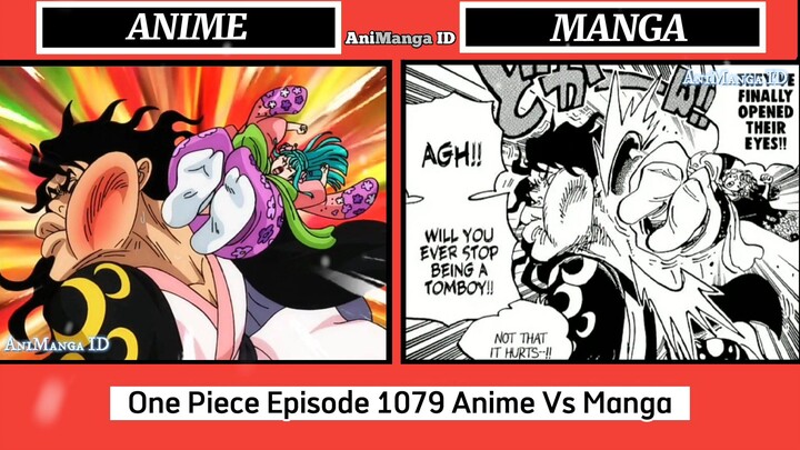 LUFFY DAN ZORO SIUMAN❗PERBANDINGAN ANIME VS MANGA OP 1079