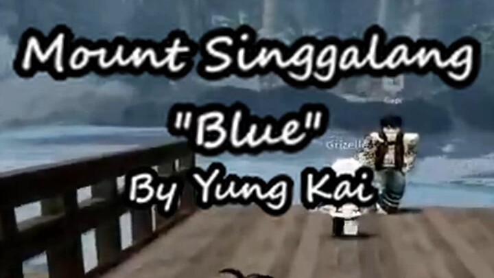 gunung singgalang blue