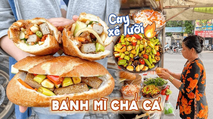 Xe Bánh Mì Chả Cá dành cho người THÍCH ĂN CAY bán đến 2H sáng ngay tại Quận 1 | Địa điểm ăn uống