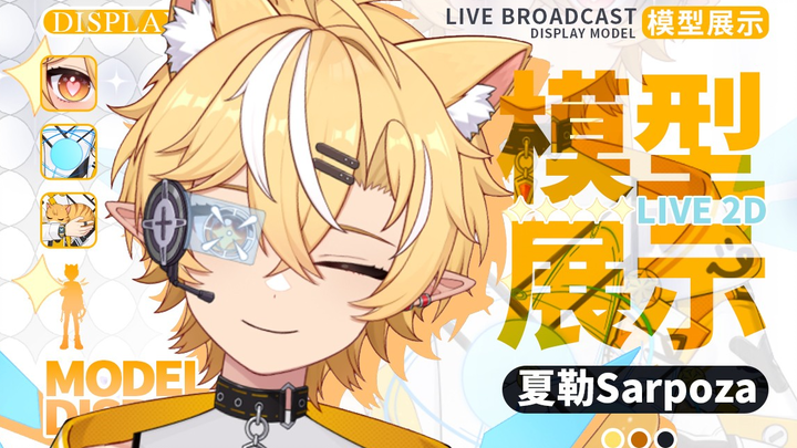 【Live2d模型展示】全身可脱！超高可动的可爱赛博猫猫！