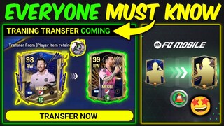 TRAINING TRANSFER Coming 🤩, Full Information & Leaks | Mr. Believer