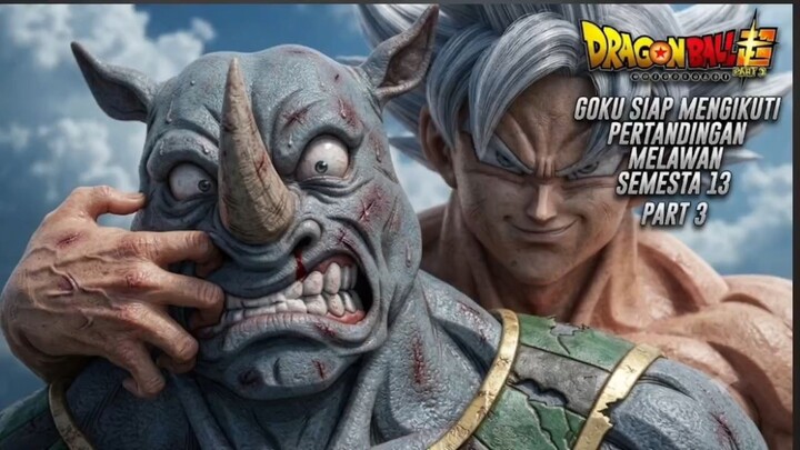 GOKU SIAP MENGIKUTI PERTANDINGAN  MELAWAN SEMESTA 13 - DRAGON BALL BEYOND SUPER PART 3