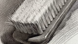 [Sketch Still Life] How to Draw a Shoe Brush
