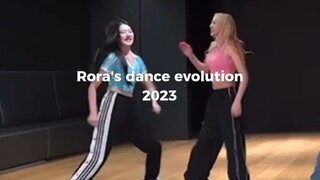 RORA从2017木头人到2024的舞蹈进化水平