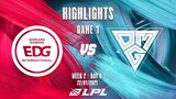 [Highlights] EDG vs. OMG - Game 1 | Tuần 2 Ngày 6 | LPL Mùa Xuân 2022