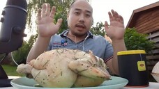 ASMR Eating Whole Roasted Dill Chicken + Storytime About ASMR & Technology For People With Dementia
