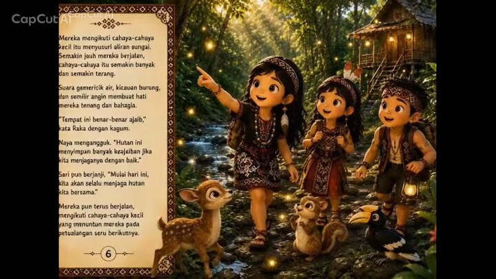 Naya dan Misteri Cahaya di Hutan — Episode 2