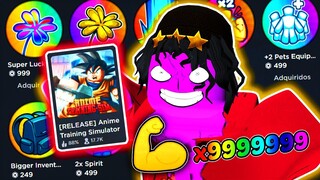 LANÇOU o NOVO ANIME FIGHTERS 2.0 do DAIREB e JÁ ZEREI na PAY TO WINZADA... 3180 ROBUX EM GAMEPASSES!