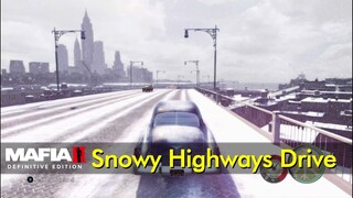 Snowy Highways Drive | 1940s America | Mafia II: Definitive Edition